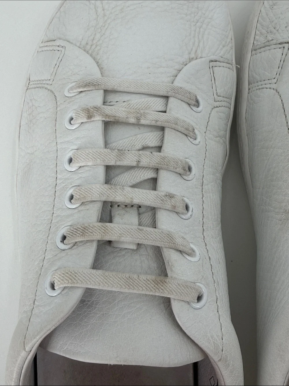 Birchbury Bramford Men's Casual White Leather Sneakers Size 11